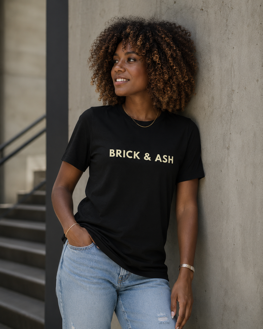 Brick & Ash Essential Women's Tee lifestyle view