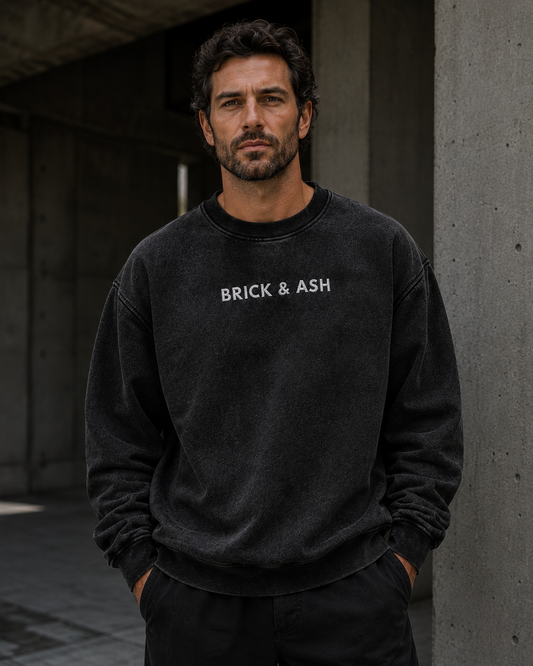 Brick & Ash Forged Crew Sweatshirt lifestyle view