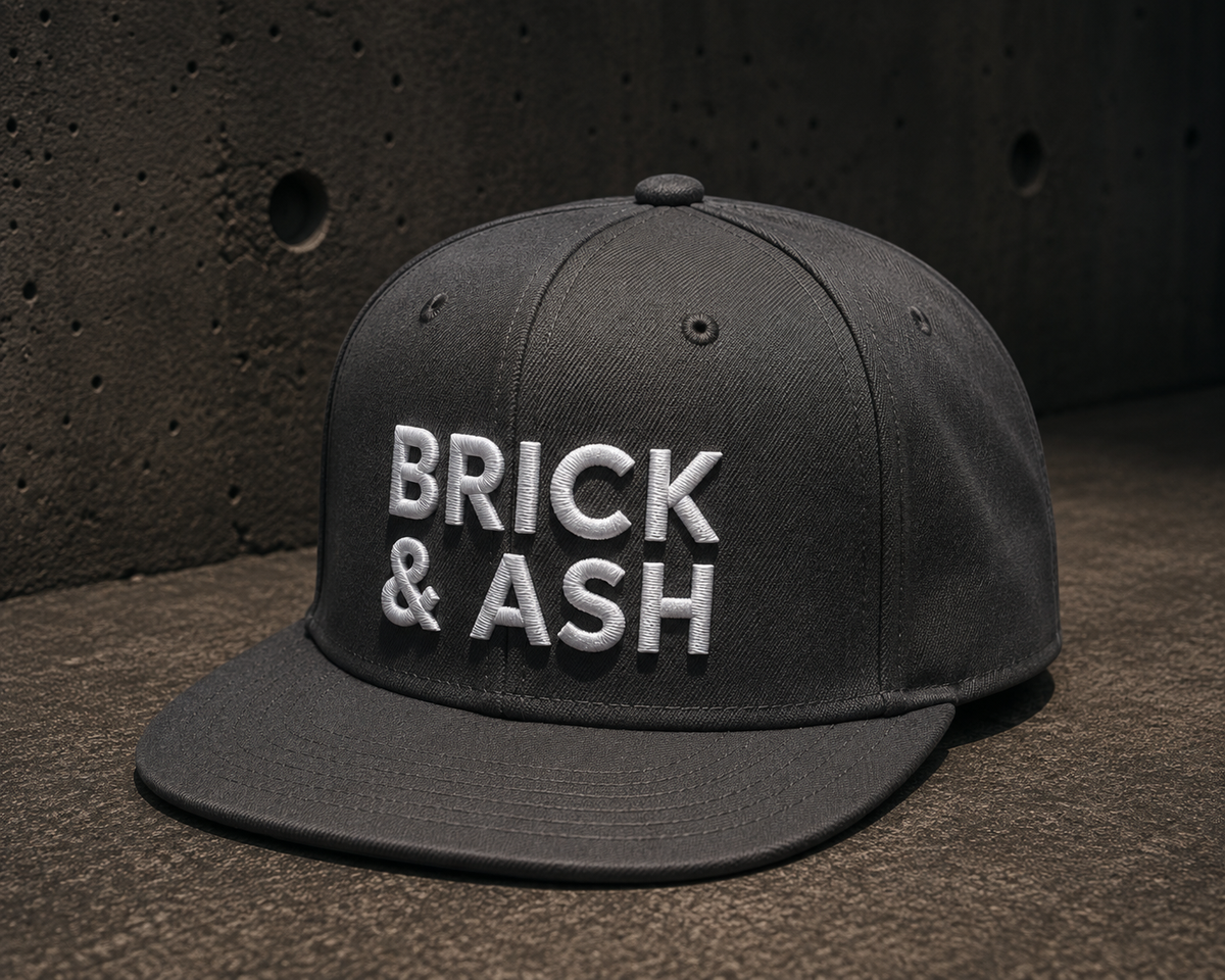 Brick & Ash Founders Snapback Hat lifestyle view