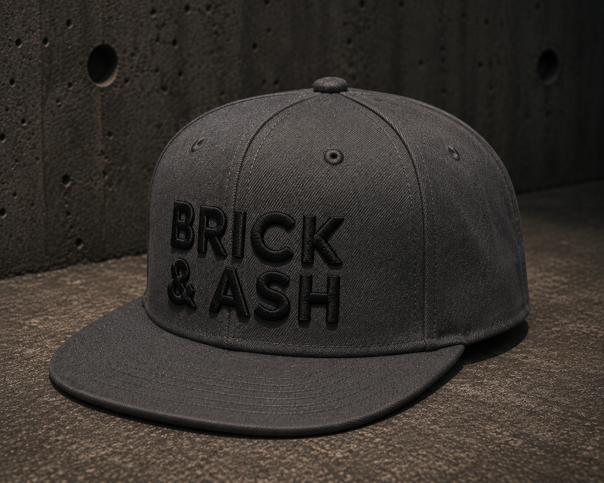 Brick & Ash Founders Snapback Hat lifestyle view