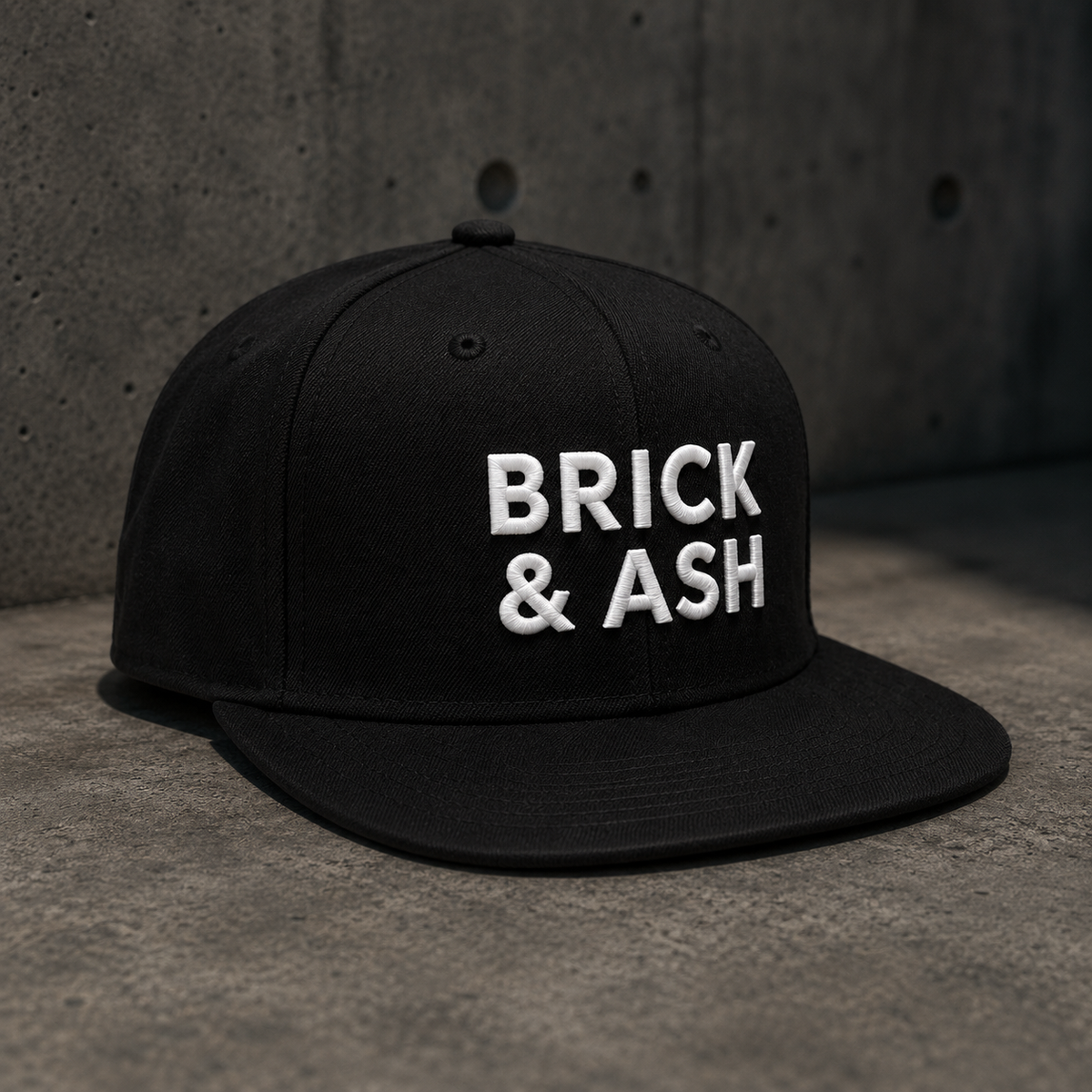 Brick & Ash Founders Snapback Hat lifestyle view