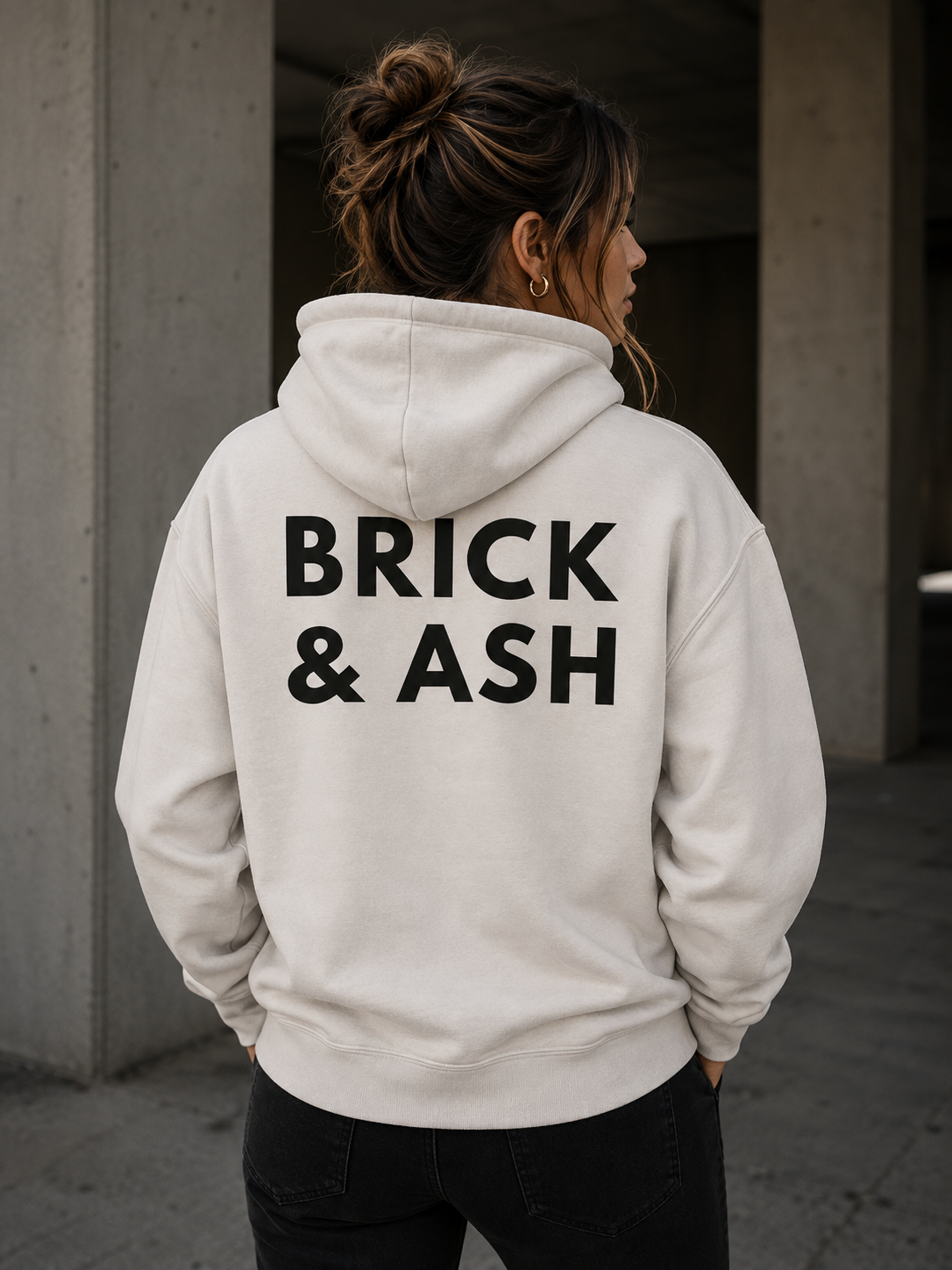 Brick & Ash Founders Hoodie lifestyle view